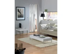 Falttür Larya Glas Weiß glänzend 84 cm x 205 cm