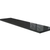 Fensterbank Anthra Grau 126 cm x 25 cm x 2 cm mit Wasserrille
