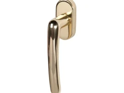 Fenstergriff "Franziska" 3,5 cm-Stift Messing Poliert