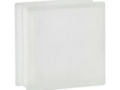 Fuchs Glasstein Vollsicht 19 cm x 19 cm x 8 cm 2-seitig satiniert