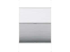 Gardinia Easy Fix Plissee Tag und Nacht Weiß 60 cm x 130 cm