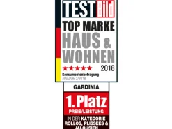 Gardinia Easy Fix Plissee Tag und Nacht Weiß 100 cm x 130 cm