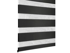 Gardinia Doppelrollo EasyFix 90 cm x 220 cm Schwarz