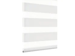 Gardinia Easyfix Doppelrollo mit Montageschiene 100 cm x 150 cm Weiß