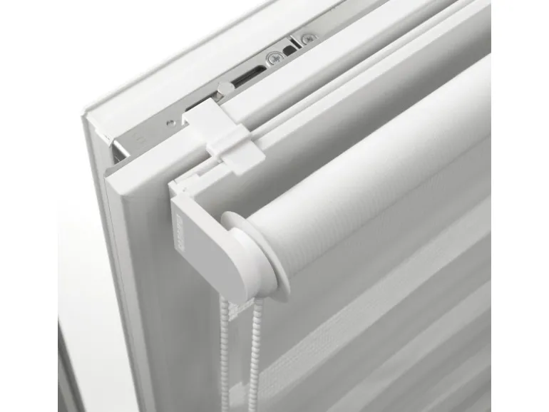Gardinia Easyfix Doppelrollo mit Montageschiene 100 cm x 150 cm Weiß