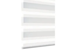 Gardinia Easyfix Doppelrollo mit Montageschiene 100 cm x 150 cm Weiß