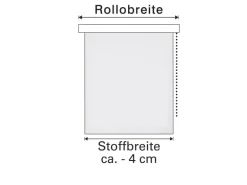 Gardinia Easyfix Doppelrollo mit Montageschiene 90 cm x 220 cm Weiß