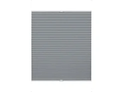 Gardinia Easy Fix Plissee Greta Verspannt Rauchblau 100 cm x 130 cm