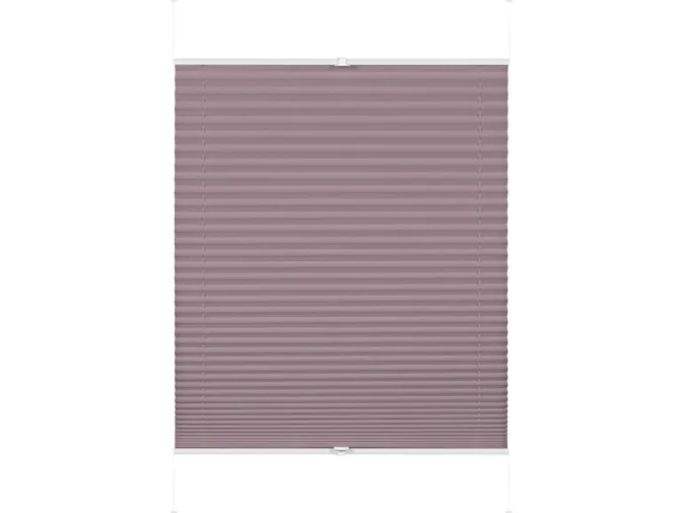 Gardinia Easy Fix Plissee Greta Verspannt Perlmuttrosa 60 cm x 130 cm