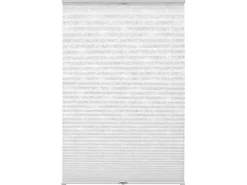 Gardinia Easy Fix Plissee Weiß 100 cm x 130 cm mit 2 Bedienschienen