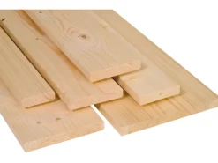 Glattkantbrett Fichte/Tanne gehobelt gefast 120 mm x 18 mm x 2000 mm