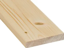 Glattkantbrett Fichte/Tanne gehobelt gefast 18 mm x 70 mm x 2700 mm