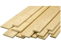 Glattkantbrett Fichte/Tanne gehobelt gefast 19 mm x 174 mm x 2000 mm