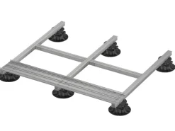GS Terrassen Unterrinne für Rinne Proside 60 mm x 20 mm x 2.000 mm Alu Blank