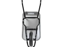 Haemmerlin Einrad-Schubkarre 120 l Muldenvolumen 200 kg Traglast verzinkt