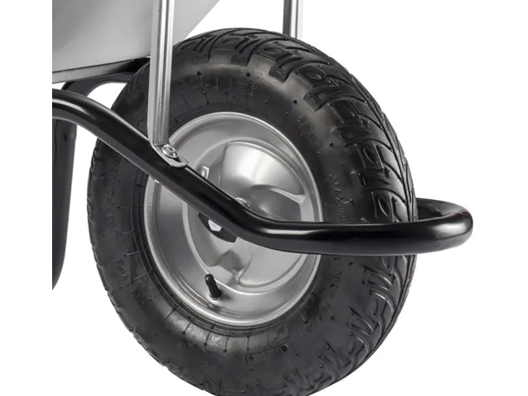 Haemmerlin Einrad-Schubkarre 120 l Muldenvolumen 200 kg Traglast verzinkt