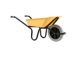 Haemmerlin Schubkarre Bau Plus 100 l PU-Rad Lackiert