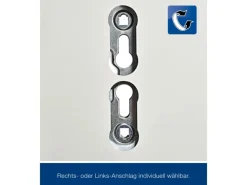 Hörmann Brandschutzklappe T30 H8-5 Grauweiß 875 mm x 1.250 mm DIN L u. R