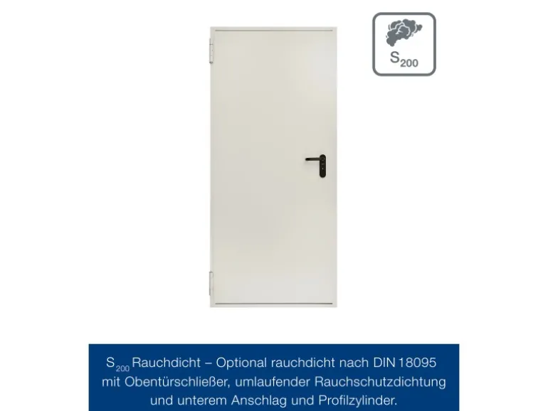 Hörmann Brandschutzklappe T30 H8-5 Grauweiß 800 mm x 1.800 mm DIN L u. R