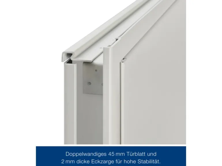 Hörmann Brandschutzklappe T30 H8-5 Grauweiß 800 mm x 1.800 mm DIN L u. R