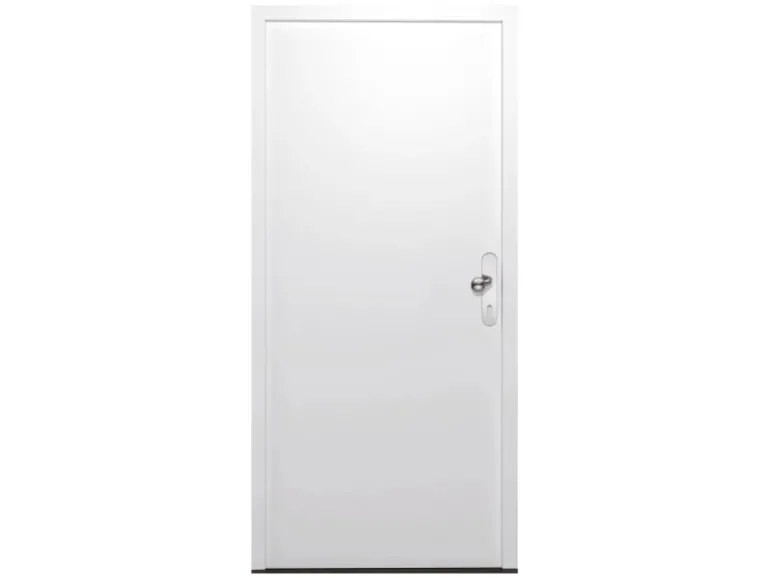 Hörmann Sicherheitstür KSI Thermo46 Verkehrsweiß 87,5 cm x 200 cm DIN R