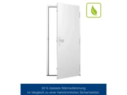 Hörmann Sicherheitstür KSI Thermo46 Verkehrsweiß 87,5 cm x 200 cm DIN R