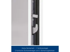 Hörmann Sicherheitstür KSI Thermo46 Verkehrsweiß 87,5 cm x 200 cm DIN R