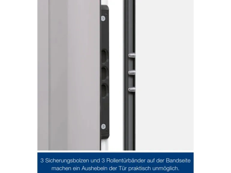 Hörmann Sicherheitstür KSI Thermo46 Verkehrsweiß 87,5 cm x 200 cm DIN R