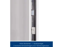 Hörmann Sicherheitstür KSI Thermo46 Verkehrsweiß 100 cm x 212,5 cm DIN R