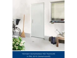 Hörmann Sicherheitstür KSI Thermo46 Verkehrsweiß 100 cm x 212,5 cm DIN R