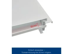 Hörmann ZK Türelement inkl. Drückergarnitur Verkehrsweiß 75 x 212,5 cm DIN R