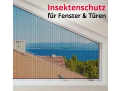 KARAT Fliegengitter für Fenster und Türen Zuschneidbar Reißfest 1 x 15 m