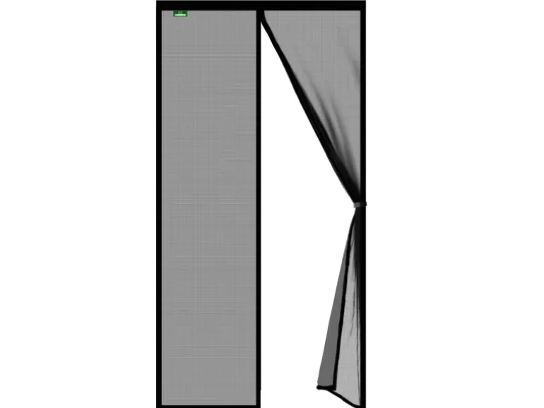 KARAT Fliegengitter Johnny Gestreift Klebemontage Klettverschluss 90 x 220 cm