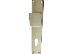 Knopflangschild Haustür Aluminium F2 Eloxiert