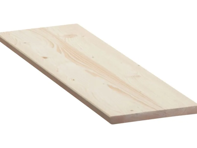 Leimholz Fichte 100 cm x 60 cm x 2,8 cm