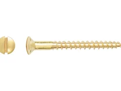 Linsensenkkopf Holzschraube Schlitz-Antrieb Ø 5 mm x 60 mm 10 Stück