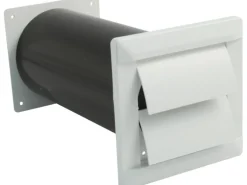 Marley Teleskopkanal System 100 mit Verschlussklappe für Flexschlauch/Rohr