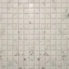 Mosaikmatte Glas Marmor Schwarz Weiß 33 cm x 33 cm