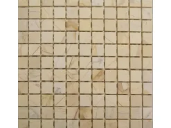 Mosaikmatte Naturstein Yellow Sun 30 cm x 30 cm