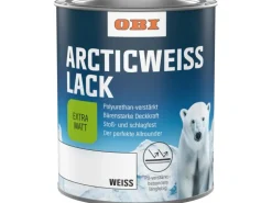 OBI Arctic Weißlack extramatt 2 l