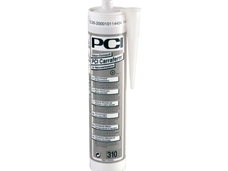 PCI Carraferm Silikon-Dichtstoff Sandgrau 310 ml