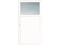 Premium Kunststoff-Nebeneingangstür SMK 510 Weiß 98 cm x 198 cm DIN L