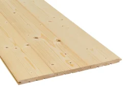 Profilholz Faseprofil Fichte/Tanne Nut und Feder 19,5 mm x 121 mm x 2100 mm