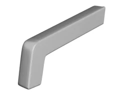 PVC-Seitenteile Silber 15 cm 2 Stück