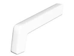PVC-Seitenteile Weiß 16,5 cm 2 Stück