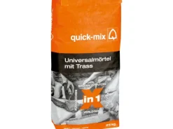 Quick-Mix Universalmörtel X in 1 mit Trass Grau 25 kg
