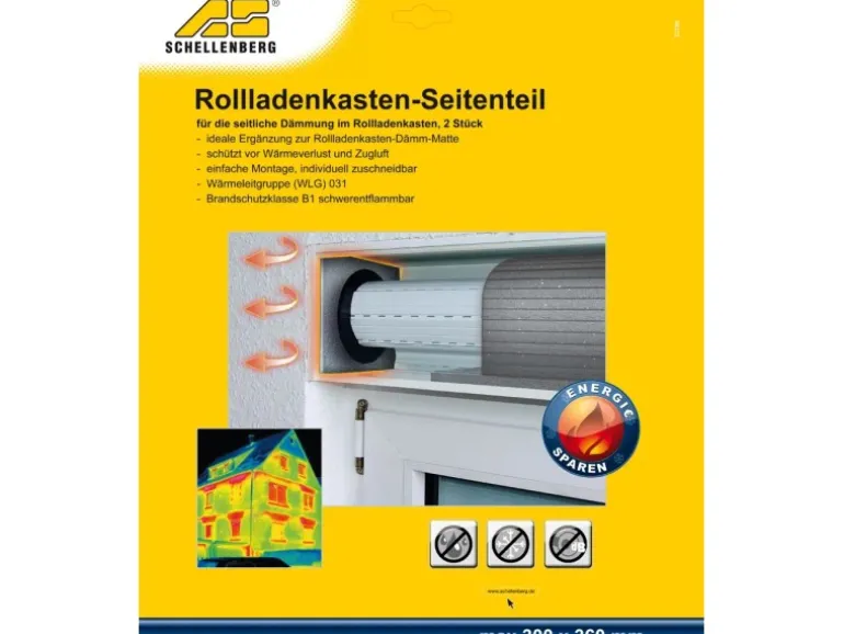 Rollladenkasten Dämmung Seitenteil