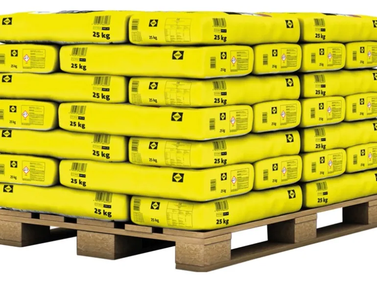 Sakret Scheibenputz Weiß 2 mm Körnung 25 kg (42 Säcke - 1050 kg) 1 Palette