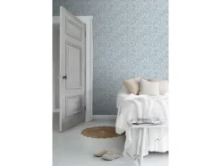 Sanders & Sanders Tapete Mosaik-Fliesen Blau 53 cm x 10 m
