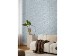 Sanders & Sanders Tapete Mosaik-Fliesen Blau 53 cm x 10 m